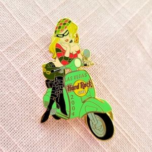 Hard Rock Cafe Las Vegas 2004 Girl on a Vespa pin Limited Edition
